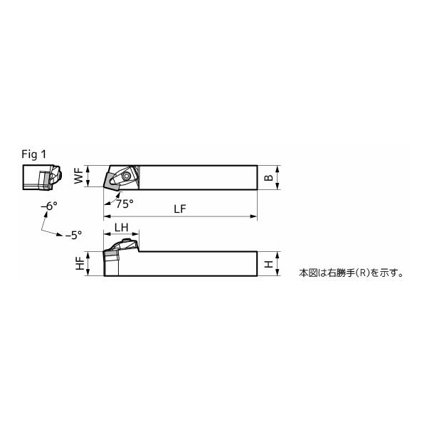 住友電気工業（株） SEC－外径バイト ホルダ DSBN ＳＥＣ－外径バイト　ホルダ DSBNL3232P19