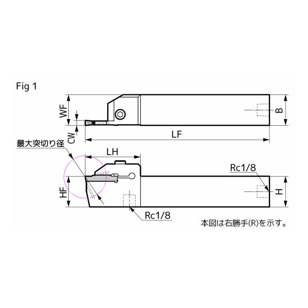 住友電気工業（株） SEC－溝入れバイト ホルダ GNDM-J ＳＥＣ－溝入れバイト　ホルダ GNDML2020K-618J