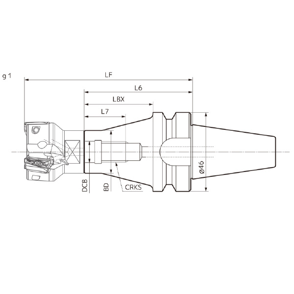 住友電気工業（株） SEC－モジュラーツール 一体型アーバ BBT ＳＥＣ－モジュラーツール　一体型アーバ BBT30-M10-45