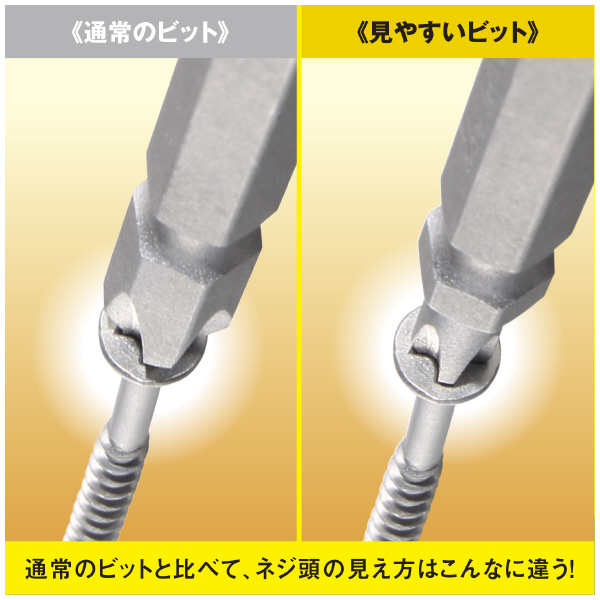 （株）ベッセル 見やすいビット(2本入) DS 見やすいビット（２本入） DS141110