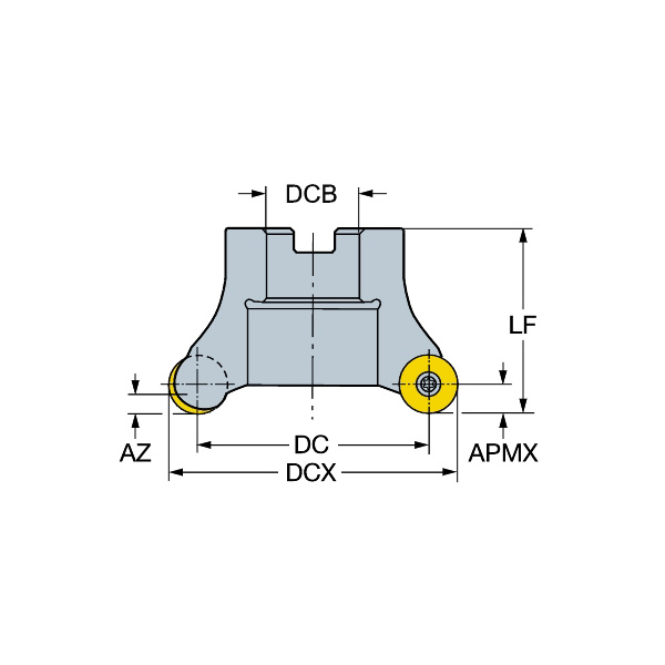 サンドビック（株） コロミル200 カッター 【F】 RA200 コロミル２００　カッター　【Ｆ】 RA200-109J38.1-16M