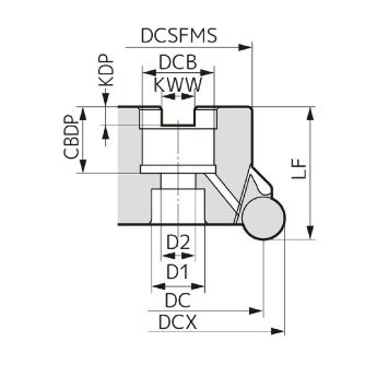 住友電気工業（株） SEC－ウェーブラジアスミル カッタ WRCXF-RS ＳＥＣ－ウェーブラジアスミル　カッタ WRCXF16063RS