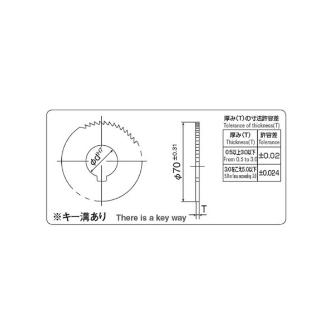 岡﨑精工（株） スリワリフライス OKーCコート FMAC スリワリフライス　ＯＫ－Ｃコート FMAC 70X3.2X25.4X56NT