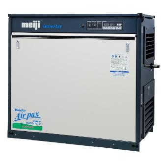 （株）明治機械製作所 屋外設置型スクリュコンプレッサ ODS 屋外設置型スクリュコンプレッサ ODS15V-E
