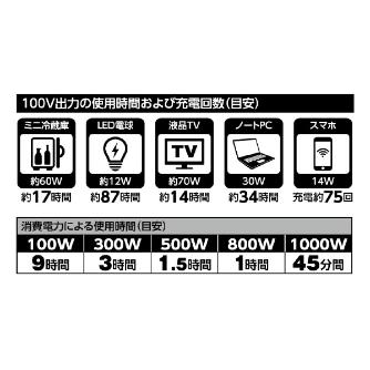 日動工業（株） 1000Wポータブル電源 LPE-R1000Z １０００Ｗポータブル電源 LPE-R1000Z