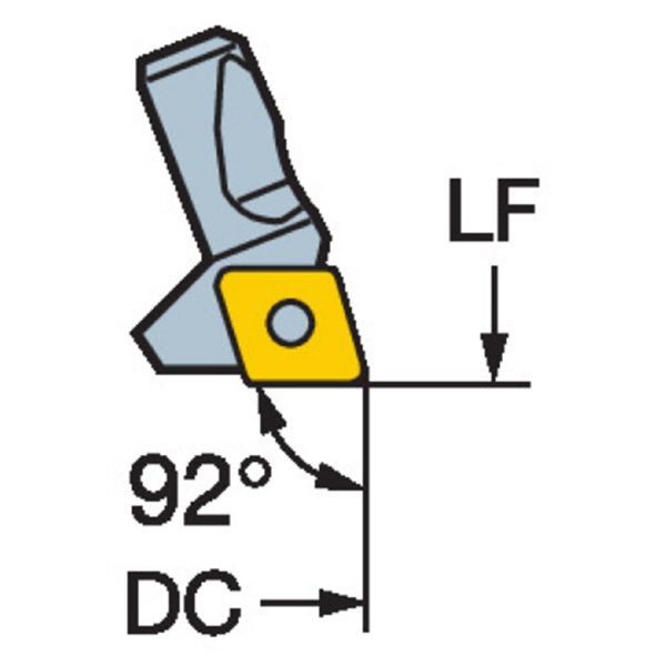 サンドビック（株） デュオボア カートリッジ 391.38 ファインボーリング　カートリッジ　【Ｅ】 391.38A-1-C06A