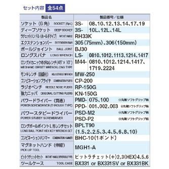 ＴＯＮＥ（株） ツールセット TSA ツールセット TSA3309SV