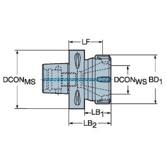 サンドビック（株） ERコレットチャック 【E】 C5-391.14 ＥＲコレットチャック　【Ｅ】 C5-391.14-25 055