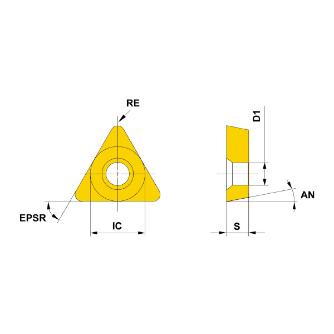 三菱マテリアル（株） 旋削用インサート TPMH 旋削用インサート（サーメット） TPMH080204-FV NX2525