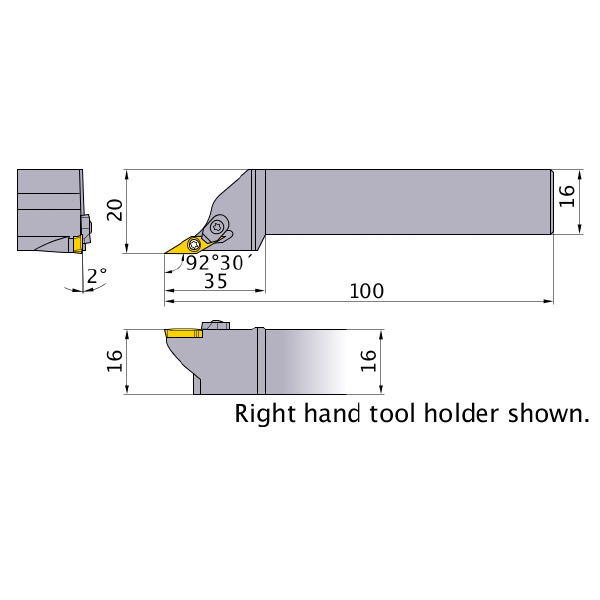 三菱マテリアル（株） プロファイルバイト SXZCR プロファイルバイト SXZCR1616H15