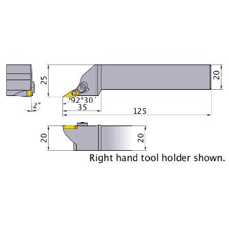 三菱マテリアル（株） プロファイルバイト SXZCR プロファイルバイト SXZCR2020K15