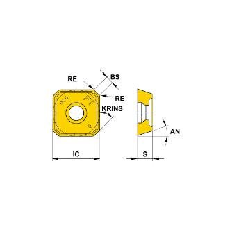 三菱マテリアル（株） カッタチップ SEMT カッタチップ（超硬コーティング） SEMT13T3AGSN-FT MC5020