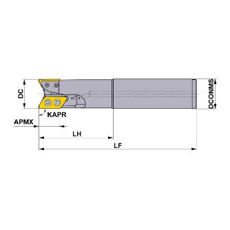 三菱マテリアル（株） カッタ 多機能用(シャンクタイプ) AXD カッタ　多機能用（シャンクタイプ） AXD7000R322SA32SA