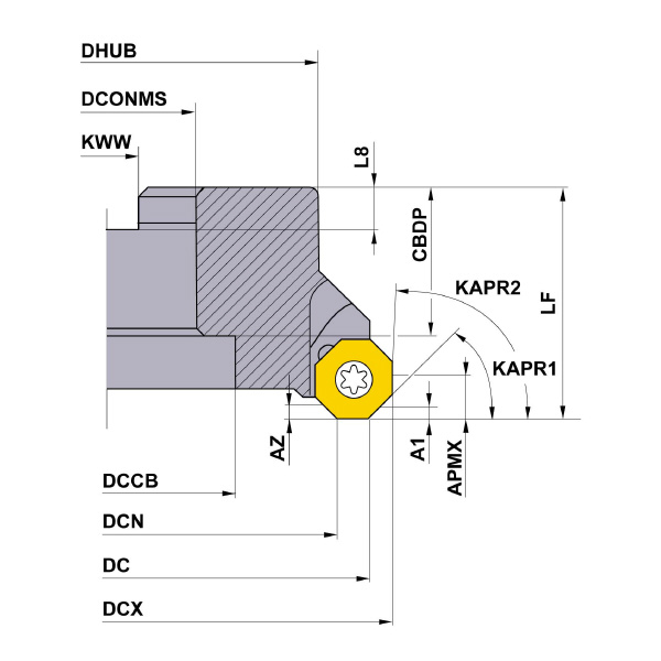 三菱マテリアル（株） カッタ 多機能用(アーバタイプ) OCTACUT カッタ　多機能用（アーバタイプ） OCTACUT1006AR