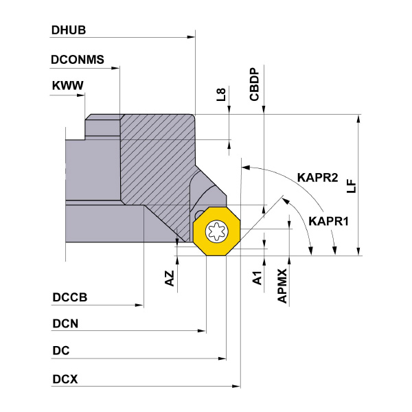 三菱マテリアル（株） カッタ 多機能用(アーバタイプ) OCTACUT カッタ　多機能用（アーバタイプ） OCTACUT1257BR