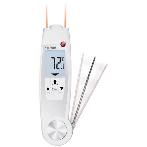 （株）テストー 折りたたみ式赤外放射温度計 TESTO 104IR-BT 折りたたみ式赤外放射温度計 TESTO 104IR-BT
