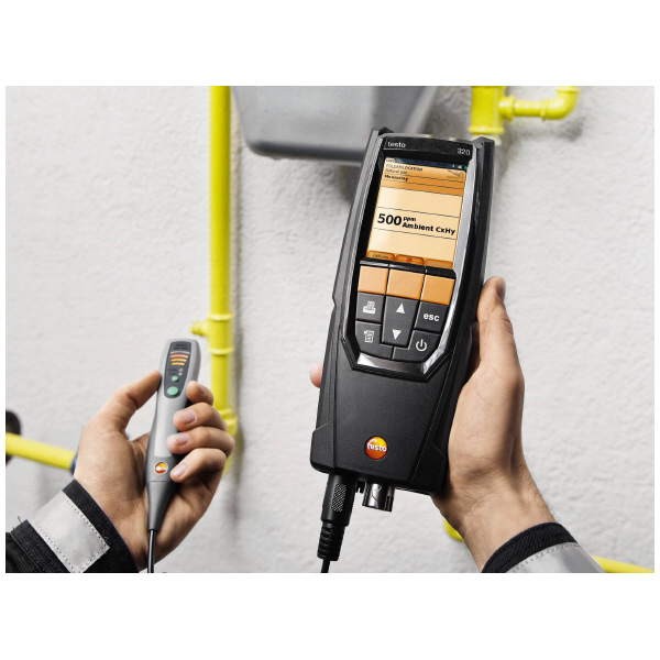 （株）テストー 燃焼排ガス分析計 TESTO 燃焼排ガス分析計 TESTO 320ｾｯﾄ(ｱﾀｯｼｭｹｰｽ)