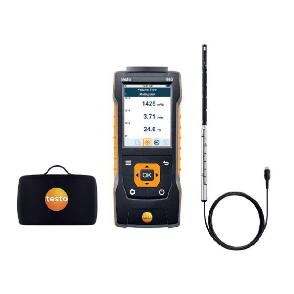 （株）テストー マルチ環境計測器 TESTO マルチ環境計測器 TESTO 440 ﾈﾂｾﾝｼｷﾌｳｿｸｹｲｾｯﾄ