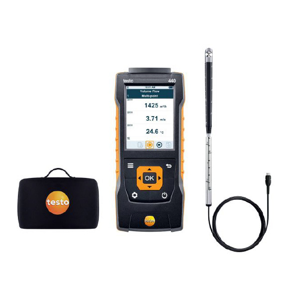 （株）テストー マルチ環境計測器 TESTO マルチ環境計測器 TESTO 440 16MMﾍﾞｰﾝｼｷﾌｳｿｸｹｲｾｯﾄ