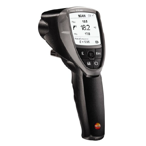 （株）テストー 赤外放射温度計(湿度測定可能) TESTO 835-H1 赤外放射温度計（湿度測定可能） TESTO 835-H1