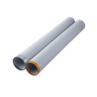 （株）スイデン SS延長排気ダクト 3口用(2本組) SS-HD-250-2M2P ＳＳ延長排気ダクト　３口用（２本組） SS-HD-250-2M2P