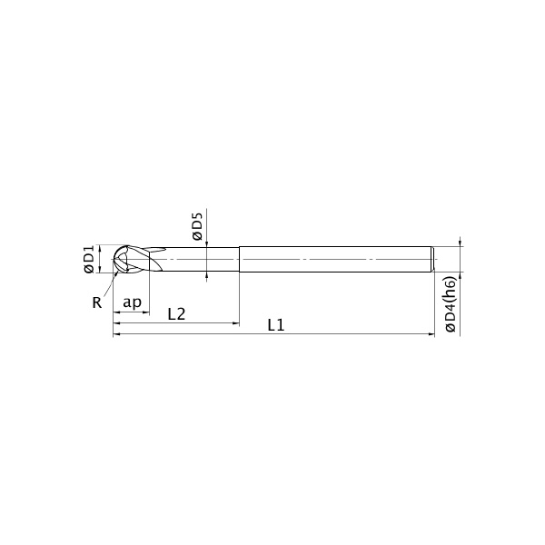 三菱マテリアル（株） DFコートロングネックボールEM DF2XLB ＤＦコートロングネックボールＥＭ DF2XLB R0030N020
