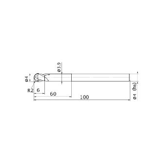 三菱マテリアル（株） DFコートロングネックボールEM DF2XLB ＤＦコートロングネックボールＥＭ DF2XLB R0200N600