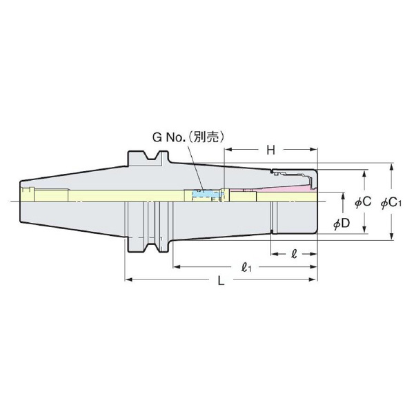 （株）日研工作所 VCホルダ BT-VC ＶＣホルダ BT30-VC13-90