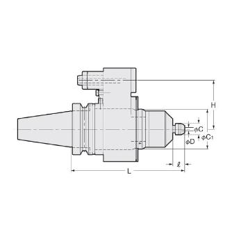 （株）日研工作所 エアタービンスピンドルツール BT-HTS エアタービンスピンドルツール BT30-HTS1500-148