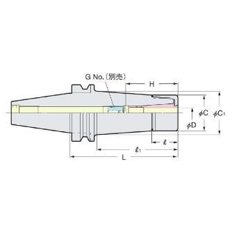 （株）日研工作所 VCホルダ BT-VC ＶＣホルダ BT40-VC13-60