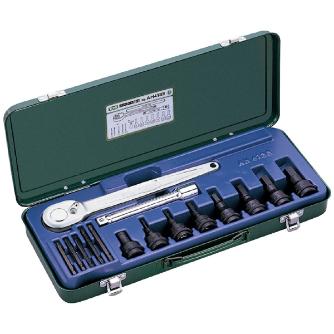 ＴＯＮＥ（株） インパクト用ヘキサゴンソケットレンチセット AH インパクトヘキサゴンソケットセット AH4133