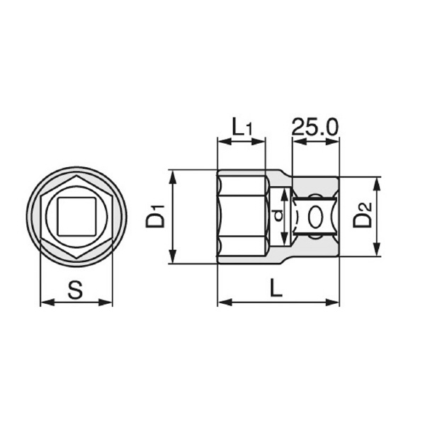 ＴＯＮＥ（株） ソケット(6角) 6S ソケット 6S-41