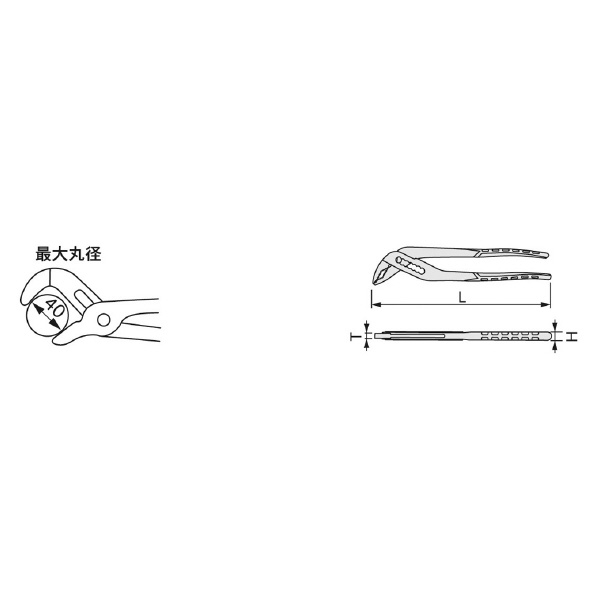 ＴＯＮＥ（株） セーフティプライヤ SWP セーフティプライヤ SWP-250