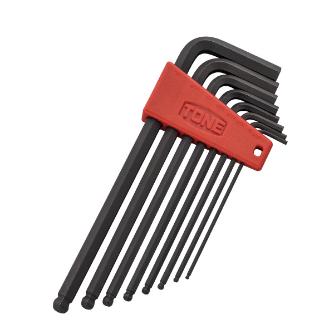 ＴＯＮＥ（株） ロングボールポイントL形レンチセット(インチサイズ) BPLB800 ６角棒レンチセット BPLB800