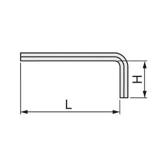 ＴＯＮＥ（株） 六角棒L形レンチ AS ６角棒レンチ AS-1.5