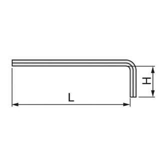 ＴＯＮＥ（株） ロング六角棒L形レンチ AL ６角棒レンチ AL-02