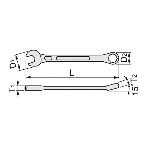 ＴＯＮＥ（株） チタンツールコンビネーションスパナ TMS チタン　コンビネーションスパナ TMS-10