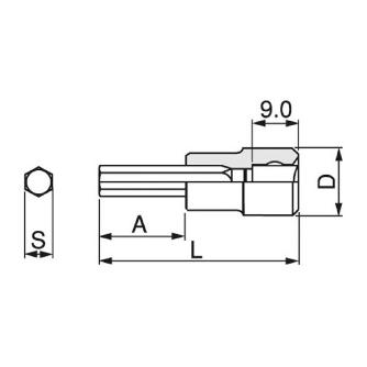 ＴＯＮＥ（株） ヘキサゴンソケット 2H ヘキサゴンソケット 2H-08