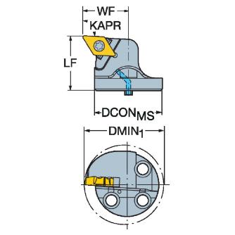 サンドビック（株） コロターンTRカッティングヘッド 【F】 TR-SL コロターンＴＲカッティングヘッド　【Ｆ】 TR-SL-D13UCL-32HP