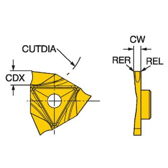 サンドビック（株） コロカット3 チップ 【C】 N123 コロカット３　チップ　【Ｃ】 N123T3-0200-0001-CM 1125