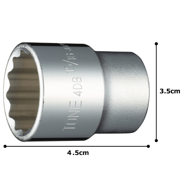 ＴＯＮＥ（株） ソケット(12角)(インチサイズ) 4DB ソケット 4DB-30