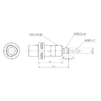 カトウ工機（株） ESS－OHC型タッパー C-ESS-OHC ＥＳＳ－ＯＨＣ型タッパー C3-ESS412-OHC