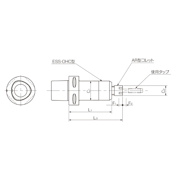カトウ工機（株） ESS－OHC型タッパー C-ESS-OHC ＥＳＳ－ＯＨＣ型タッパー C8-ESS1022-OHC