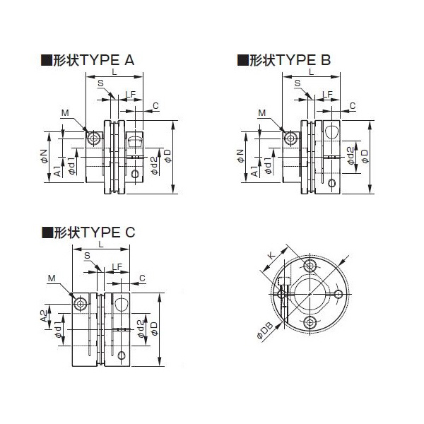 三木プーリ（株） サーボフレックスカップリング SFC-002 サーボフレックスカップリング SFC-002SA2-5B-5B