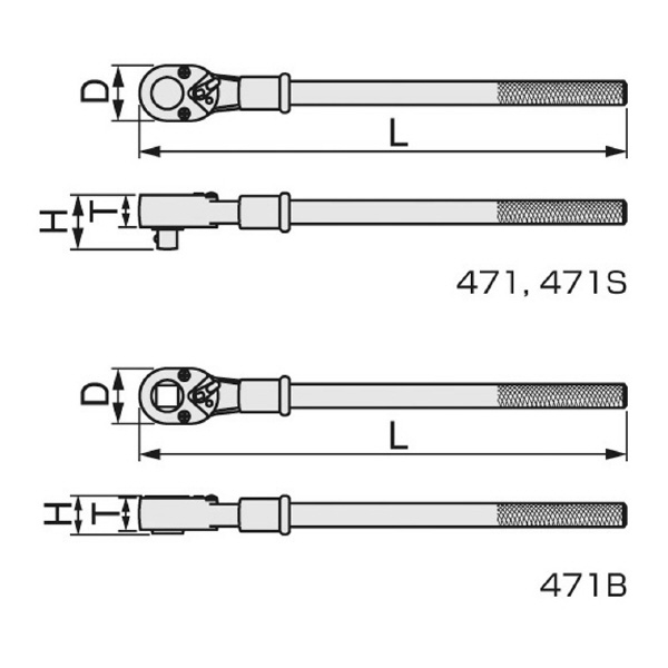 ＴＯＮＥ（株） ラチェットハンドル 471S ラチェットハンドル 471S