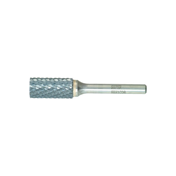 （株）スーパーツール 超硬バー(シャンク径φ6mm ハードタイプ W.Cut) SBH-C 超硬バー SBH1C08
