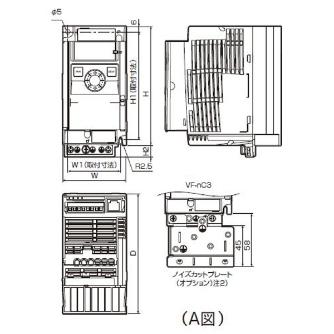 東芝産業機器システム（株） 簡単・小形インバータ VFNC3 簡単・小形インバータ VFNC3-2001P