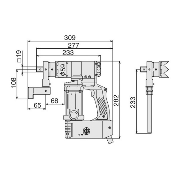 ＴＯＮＥ（株） ナットランナー(シンプルトルコン GSTタイプ) GST シンプルトルコン GST31T