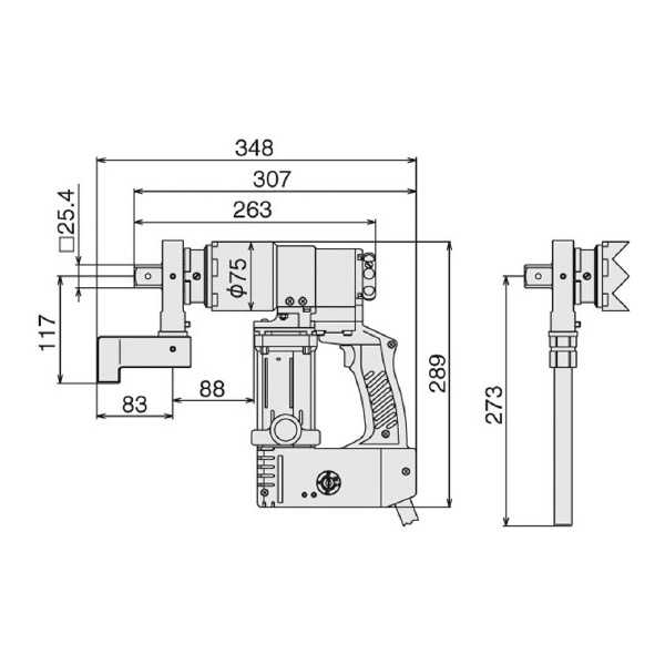 ＴＯＮＥ（株） ナットランナー(シンプルトルコン GSTタイプ) GST シンプルトルコン GST81T