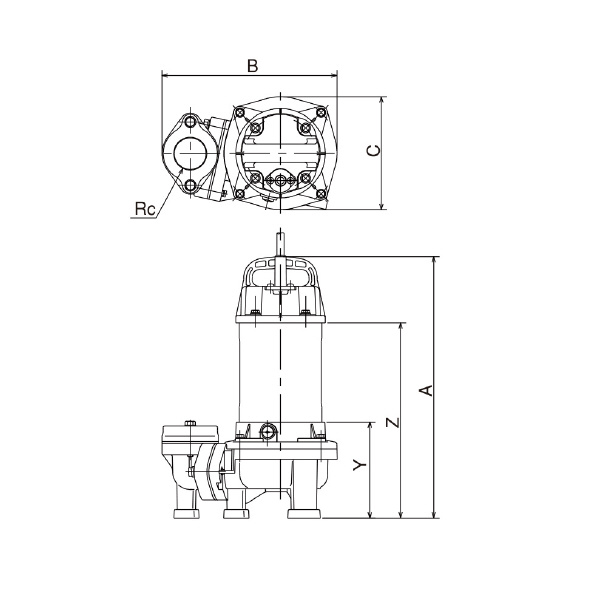 （株）寺田ポンプ製作所 水中ポンプ PX 水中ポンプ PX-250 50HZ